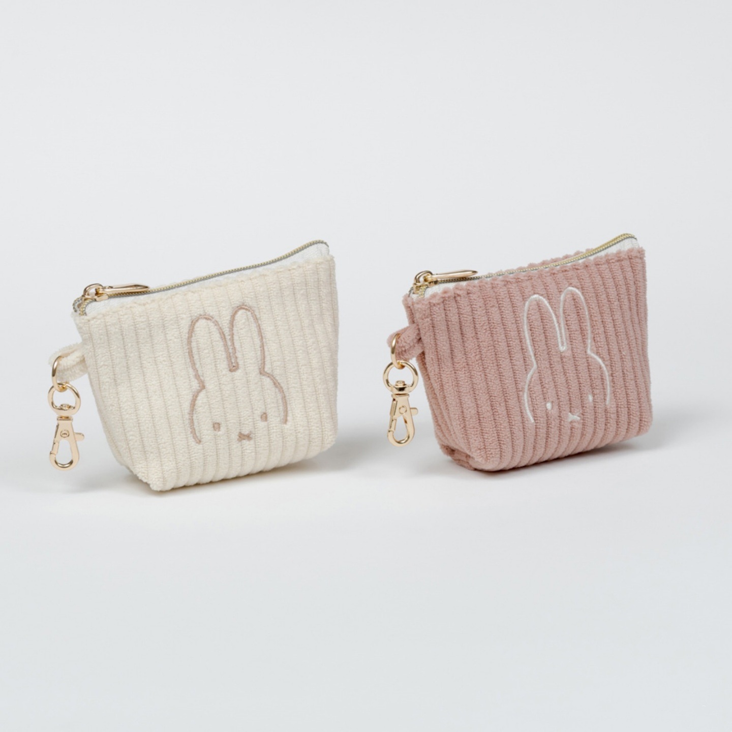 Embroidery Bag - Kawaii Miffy Rabbit Corduroy Embroidery Coin