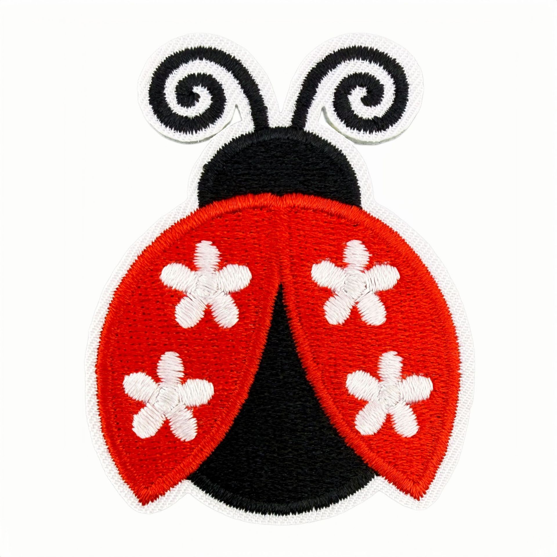 10Pcs Cartoon Ladybug Embroide - огляд і ціна Embroidery Lady Bug