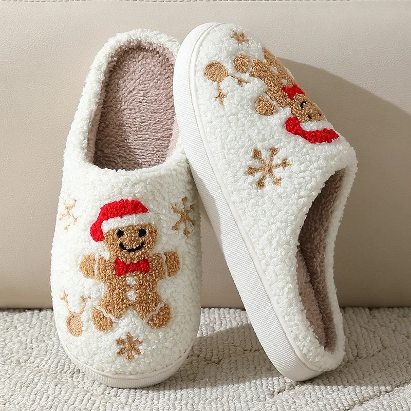 Christmas Women Slippers Cute  - огляд і ціна Embroidery Garments