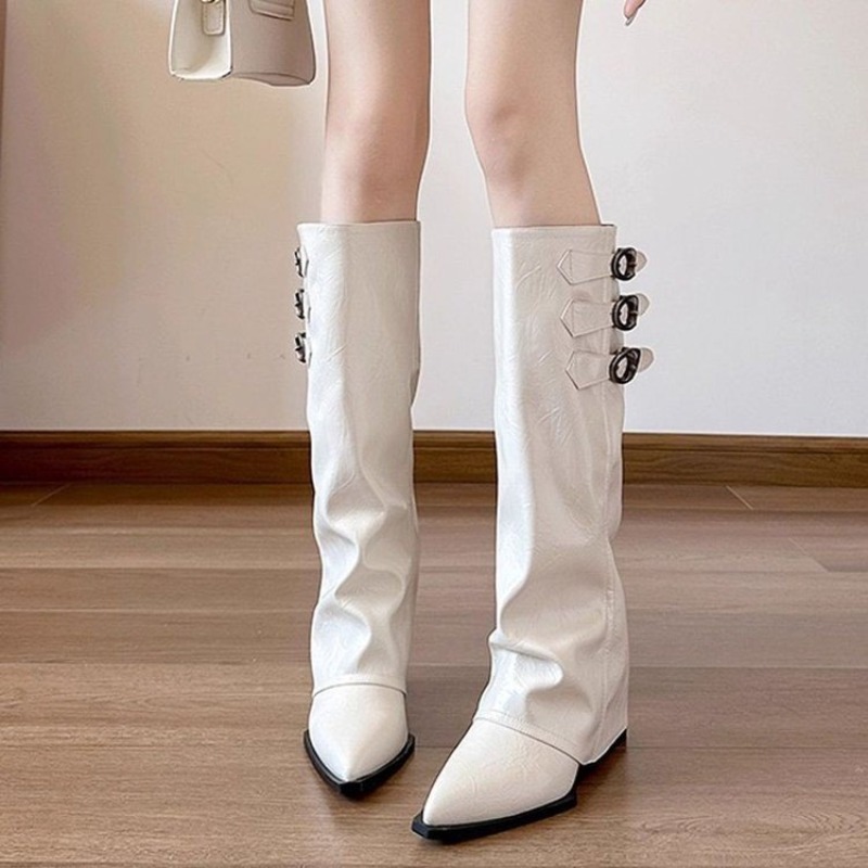 Women Pointed Toe Knee High Sl - огляд і ціна Embroidery Garments