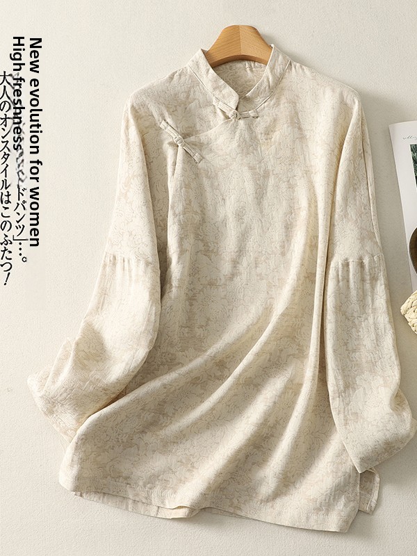 Retro Floral Embroidery Cotton - огляд і ціна Embroidery Cotton Shirt